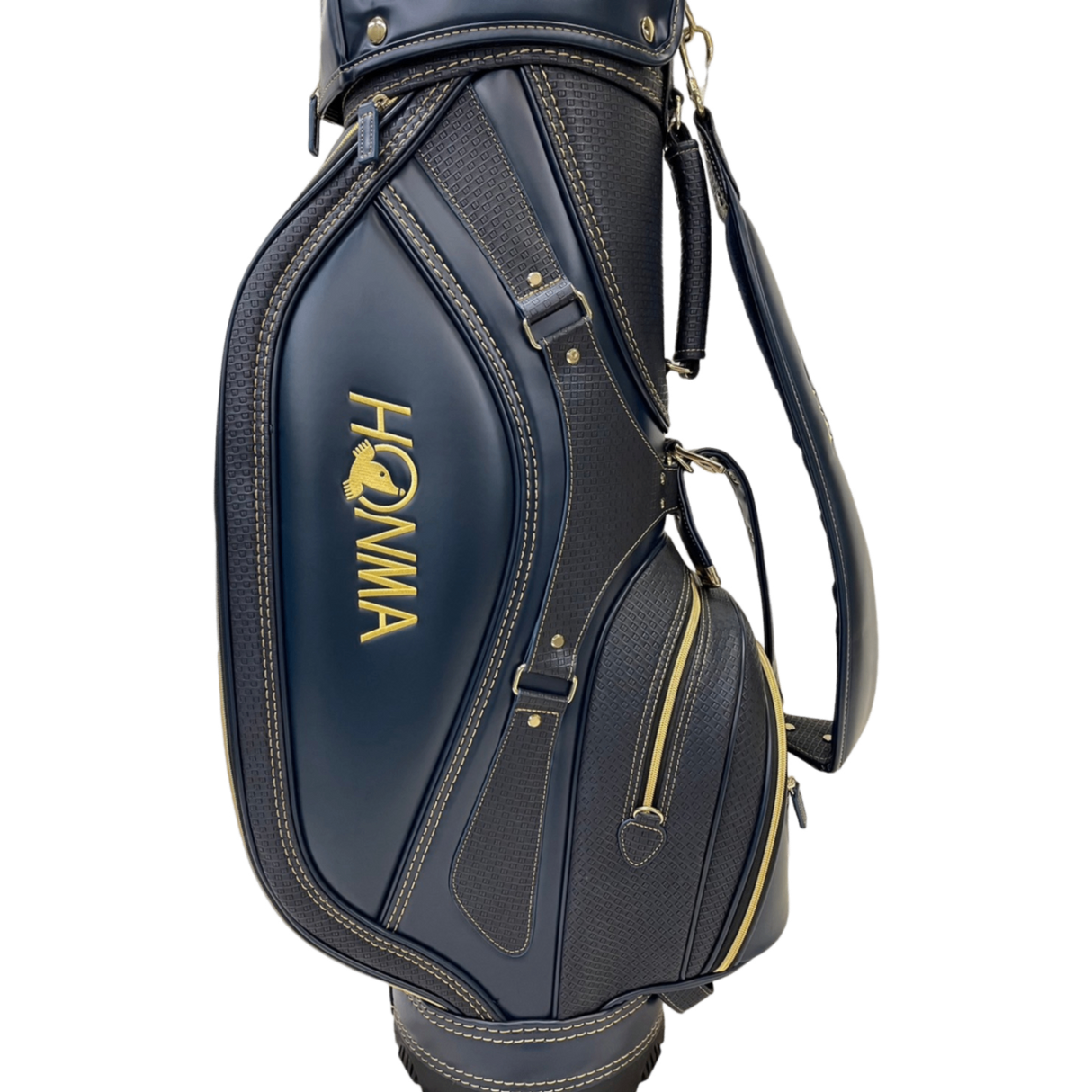 本間ゴルフTM602他 メンズゴルフ中級者向け10本 美品キャディバッグ