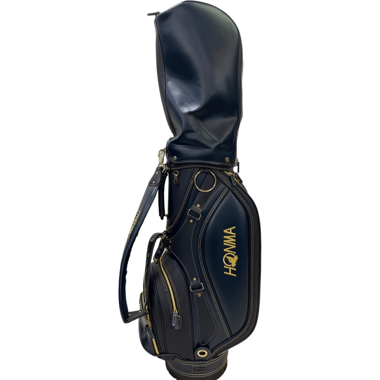 本間ゴルフTM602他 メンズゴルフ中級者向け10本 美品キャディバッグ