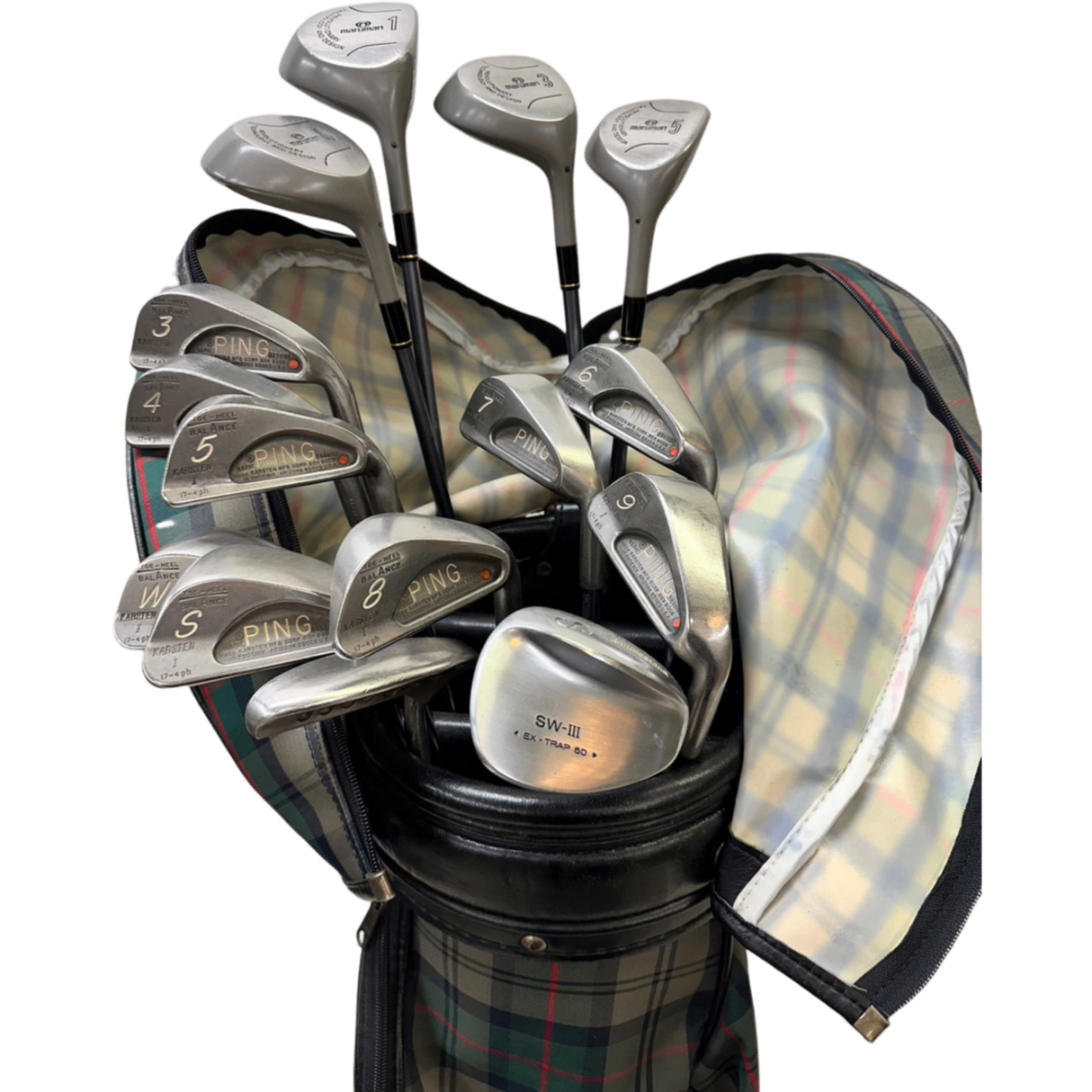 Maruman+PING Karsten メンズゴルフ超初心者向け14本+バッグ