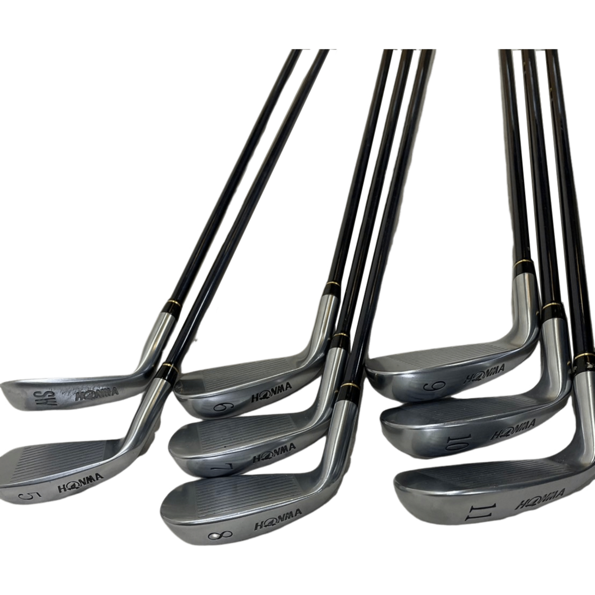 本間ゴルフTM602他 メンズゴルフ中級者向け10本 美品キャディバッグ