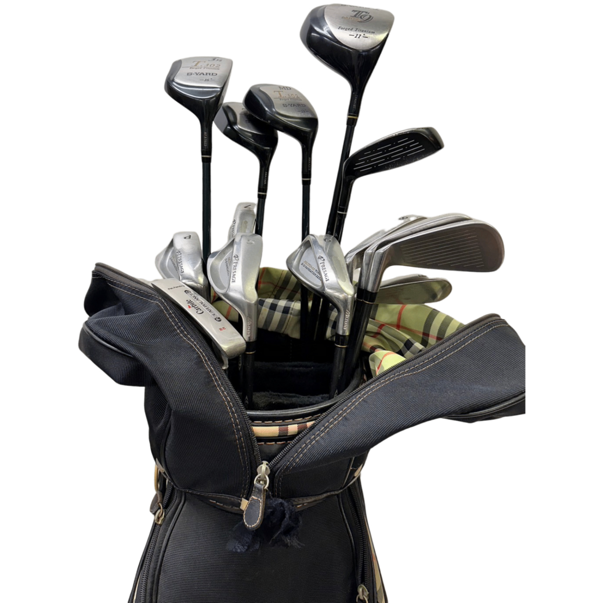 セイコー・ミズノ他 メンズゴルフ超初心者向け14本+キャディバッグ