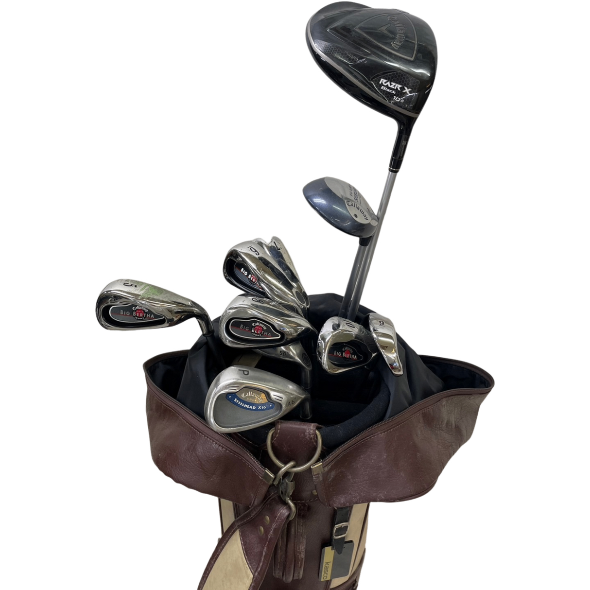 キャロウェイ他 メンズゴルフ超初心者向け11本セット+キャディバッグ