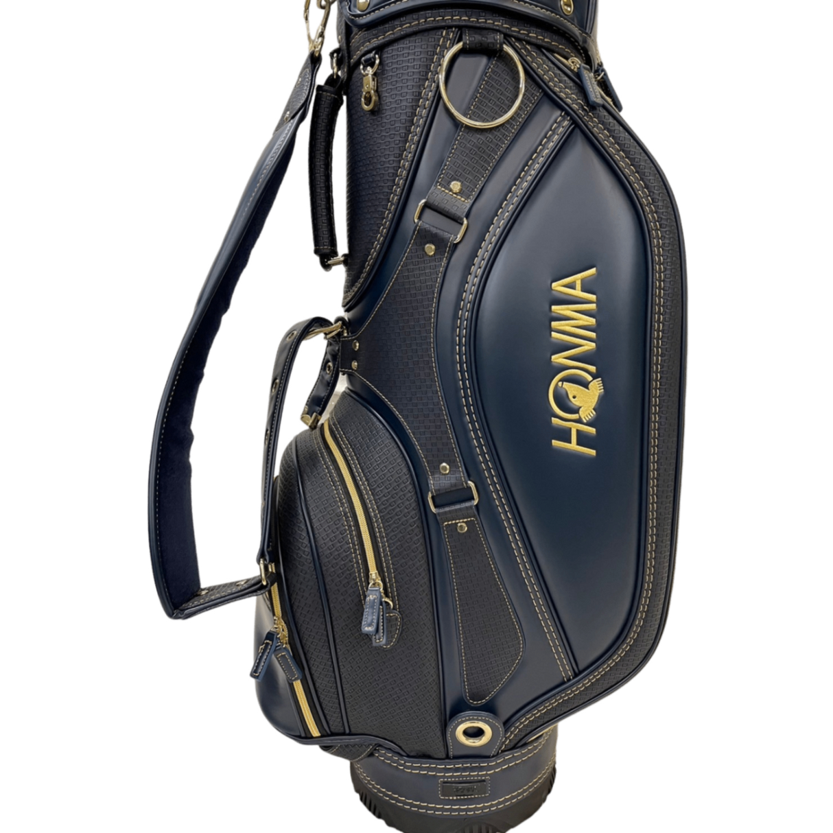 本間ゴルフTM602他 メンズゴルフ中級者向け10本 美品キャディバッグ