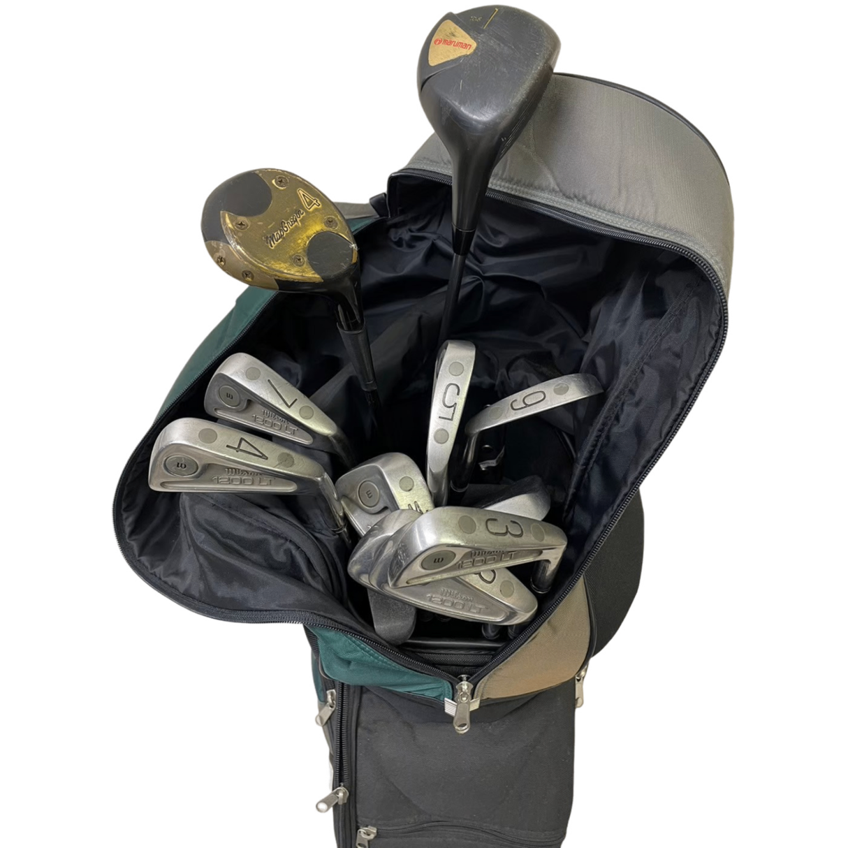 Wilson他 メンズゴルフ超初心者向け12本 キャディバッグセット