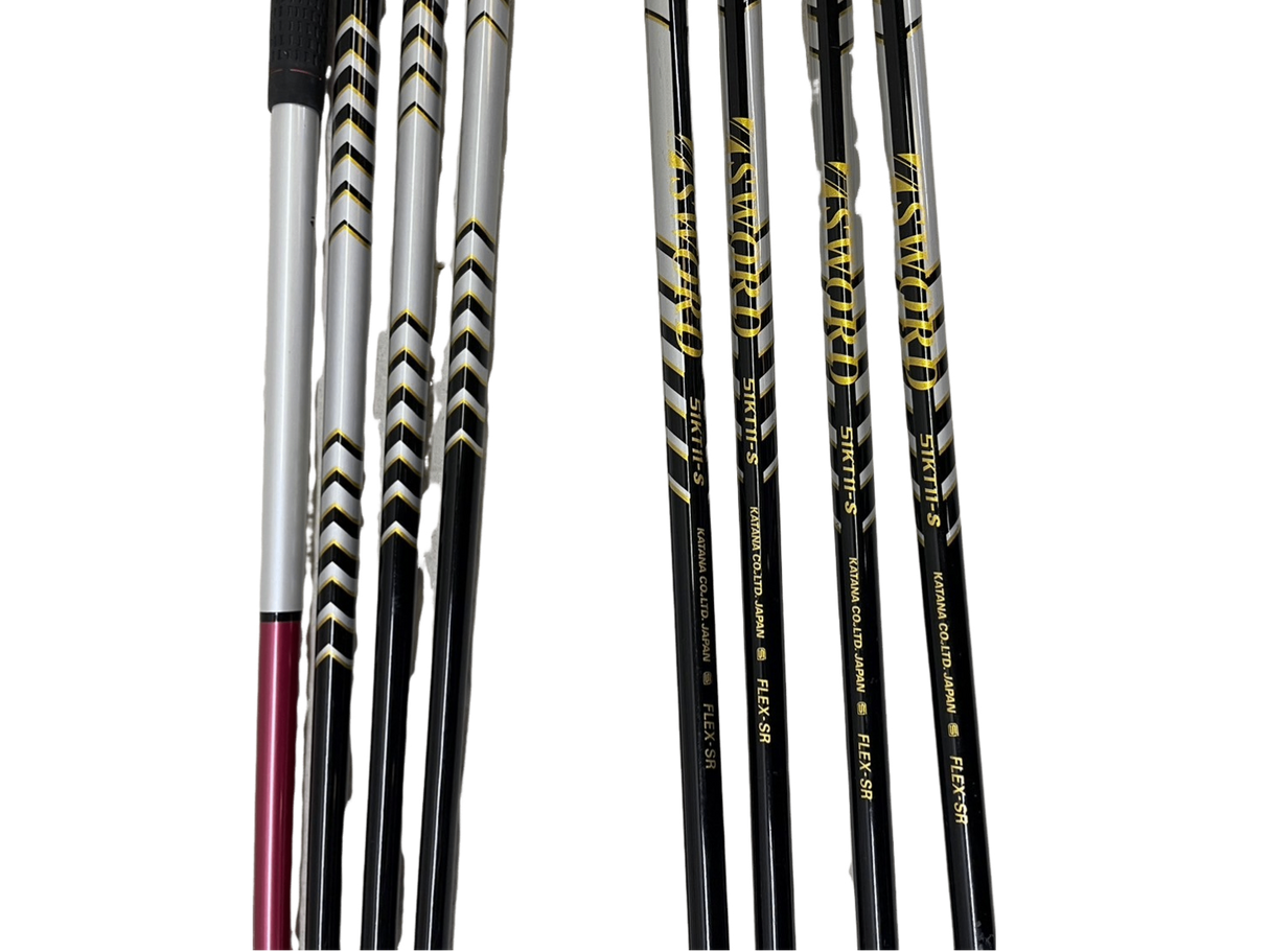 KATANAゴルフ他 メンズ中級者向け11本+キャディバッグセット